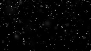 Футаж снег падает