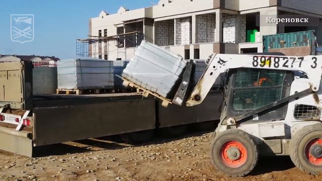 Кореновск. Продолжается строительство детского сада на 325 мест. смотреть онлайн