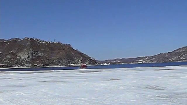 Хивусы в Листвянке на Байкале, на воздушной подушке