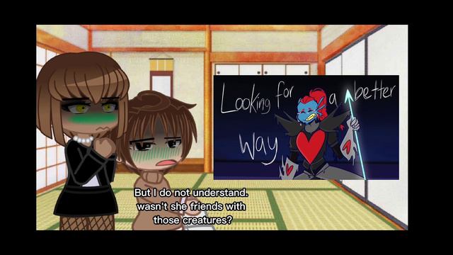 Undertale react || Frisk's Parents react to Game Over PMV смотреть онлайн