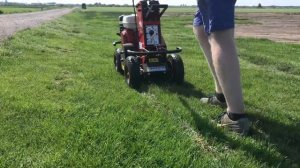 Снятие старого газона дернорезом CAMON