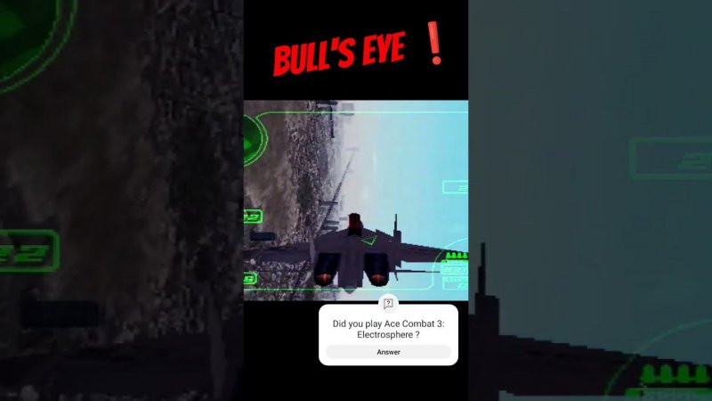 Ace Combat 3 double bull's eye ❗❗#retrogaming #ретроигры #shortsgaming #retrogames #gaming #psx