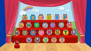 English Alphabet for kids. ABC song. / Песенка английский алфавит для детей (детскими голосами)