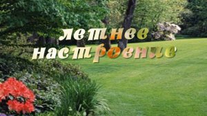 Заставка для видео  Летнее настроение. ProShowProducer