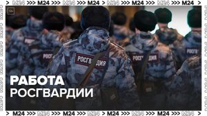 Москвичам рассказали о работе сотрудников Росгвардии - Москва 24