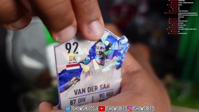 iShowSpeed INSANE IRL Fifa pack opening! ??