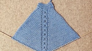 Красивая и универсальная регланная линия спицами при вязании изделия сверху вниз и снизу вверх...