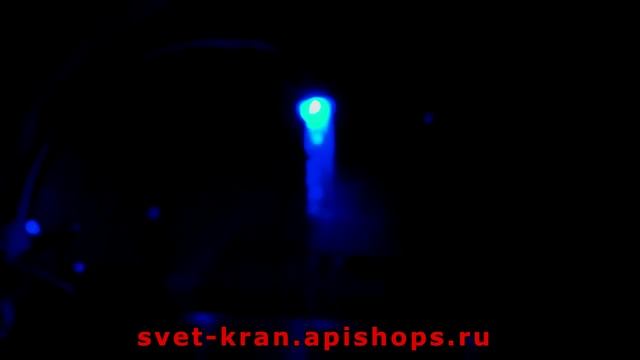 Светодиодная LED насадка на кран для подсветки воды (3 цвета без батареек) смотреть онлайн