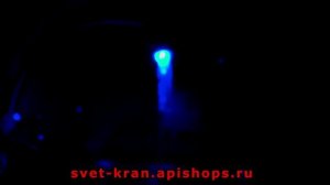 Светодиодная LED насадка на кран для подсветки воды (3 цвета без батареек)