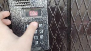 Смена кода доступа в сервисное меню на домофоне Метаком с старой прошивкой