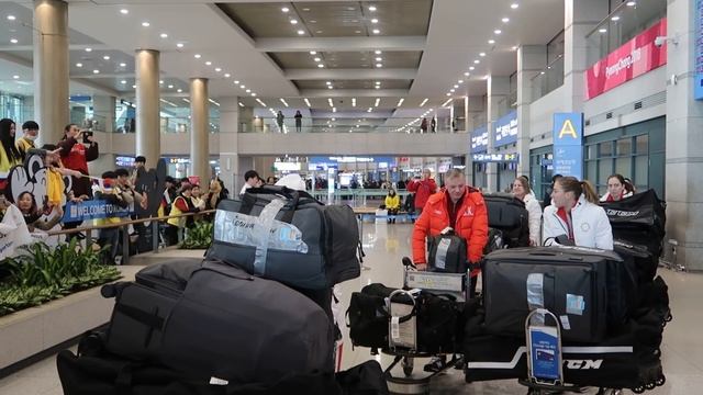 Как встречали женскую сборную России в аэропорту Инчхон смотреть онлайн