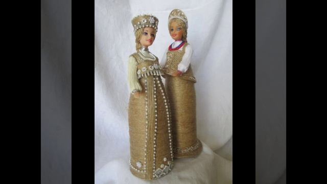 50 + Beautiful Jute Craft || How to decorate doll from Jute rope смотреть онлайн
