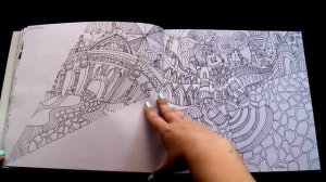 Обзор раскраски антистресс "Магия городов". The Magical city coloring book
