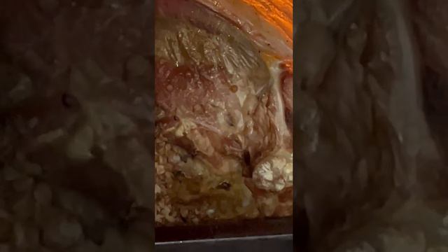 Бараний бок из русской печи