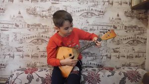 "Во саду ли, в огороде" (обр. А.Тихомирова) - рус.нар. песня на балалайке