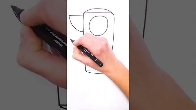 Простая техника рисования детей | раскраска Светофор | Раскраски Малышам.