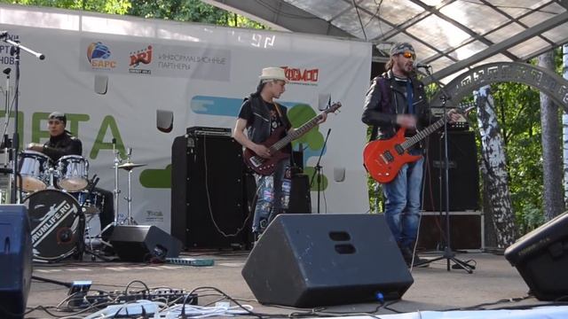 Битое стекло - Камнем по голове (cover КиШ) @ 24.06.17, Иваново, Пульс Лета 2017 смотреть онлайн