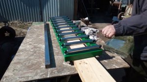 Стол на валиках для самодельного рейсмуса.