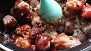 Slow Cooker Barbecue Meatballs