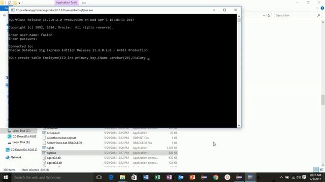 Lesson 9 (Hibernate for Beginners) Create New Table Employee in Oracle 11g Database смотреть онлайн