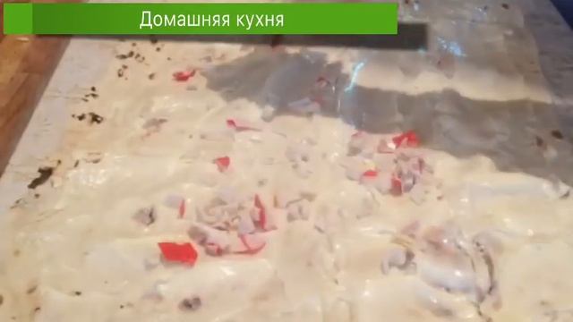 РУЛЕТ ИЗ ЛАВАША С КРАБОВЫМИ ПАЛОЧКАМИ. Супер рецепт