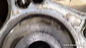 Отслаивание плазменного напыления гильзы цилиндров на Volkswagen Transporter 2.5 TDi PD