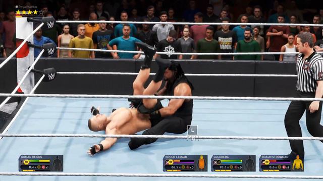 WWE I ONE ON THREE TAG TEAM MATCH I ROYAL RUMBLE смотреть онлайн