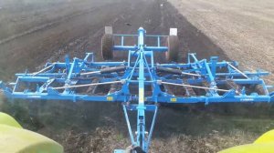 CLAAS AXION 950 + стерневий культиватор LEMKEN KRISTALL 9/600