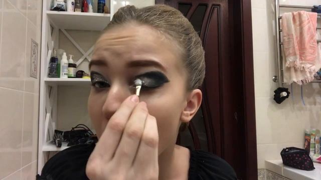 Макияж для бально-спортивных танцев| Make Up For Ballroom Dance/ Макіяж для бально-спортивних танці
