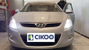 Автомобильные лампы CIKOO T10 на Huindai