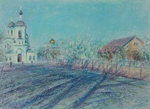 Белорусская художница Галина Худницкая. "Родные места"