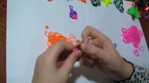 Фигурка из резинок Елочная Игрушка ШАРИК из резинок крючком Подарки Новогодние Поделки с детьми!