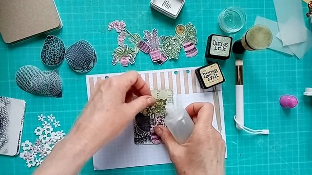 Весенний Vlog 2022г/ Процесс создания карточек/АТС, как я раскрашиваю отштамповки Oxide смотреть онлайн