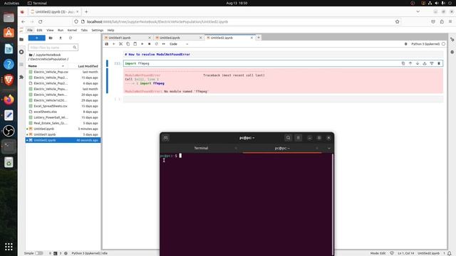 How to Fix ModuleNotFoundError (No Module Named) Error in Python | Jupyter Notebook смотреть онлайн