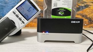 Док-станция для накопителей DEXP HA131 запуск HDD