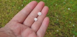 Дождь с градом 2 июня