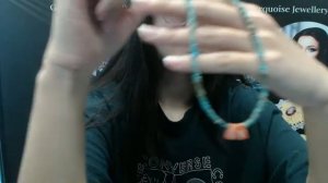 20240826-01 Natural turquoise spiny oyster Lapis lazuli Beads Necklace transparency gemstone 16inch