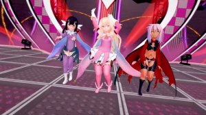 「Illiya & Kuro & Miyu」 KARA STEP 【MMD 4K 60fps】
