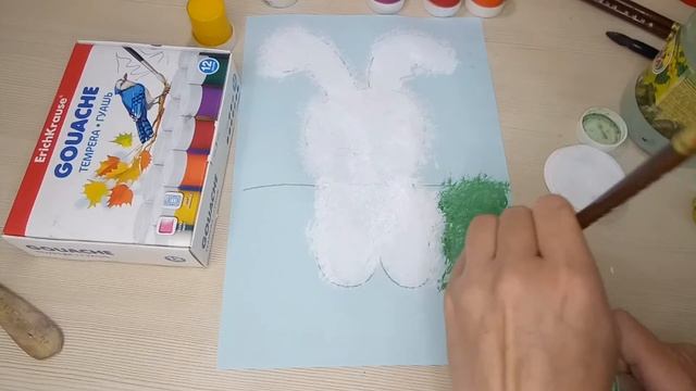 Рисуем пушистого зайца смотреть онлайн