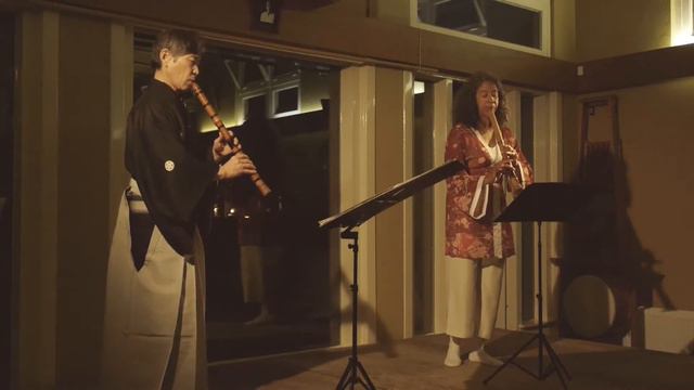 SHIKA-RENBO (shakuhachi duet) - FUKUDA Teruhisa смотреть онлайн