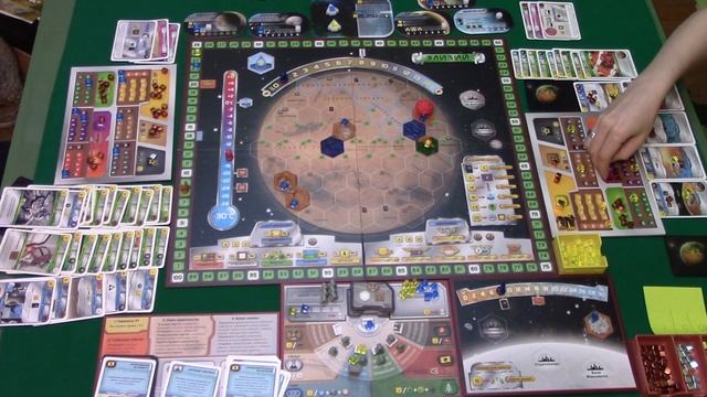 Играем в настольную игру Покорение Марса со всеми дополнениями и объёмными компонентами. смотреть онлайн