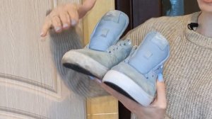 Чем отчистить светлые замшевые кроссовки. NRG international Brilliance гель чистит замшу.