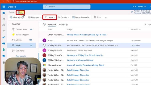Navigation Bar Relocates in Microsoft 365 Outlook Online смотреть онлайн