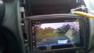 Подключение камеры заднего вида.