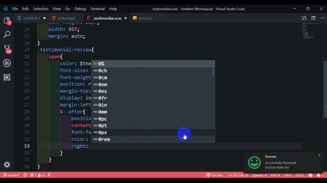 Paradise Themeforest PSD To HTML With Bootstrap 4 & Sass (Testimonial Area) смотреть онлайн
