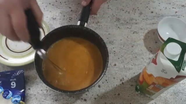 Крем для ? торта из двух ингредиентов Сока и манки без сахара ? смотреть онлайн