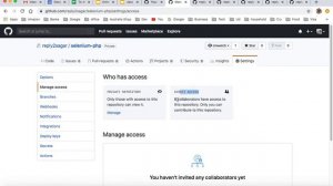 How to invite collaborators to git repository on github com