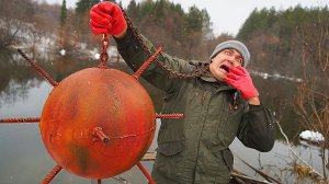 Эту жуткую и опасную находку мы подняли со дна, где затонула подводная мина!