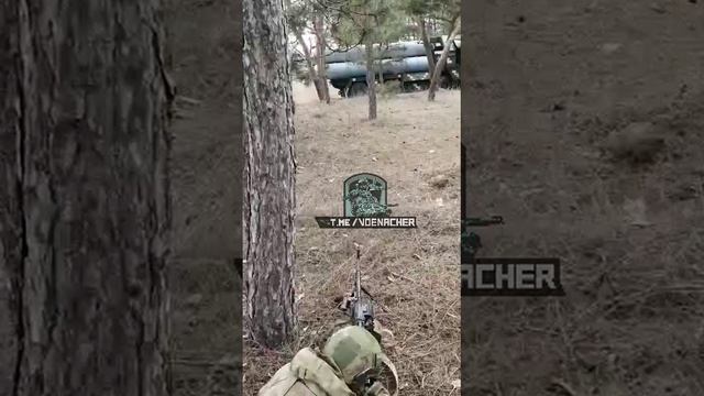 225 полк уничтожает ВСУшный С-300. На видео ни кто из бойцов не пострадал.