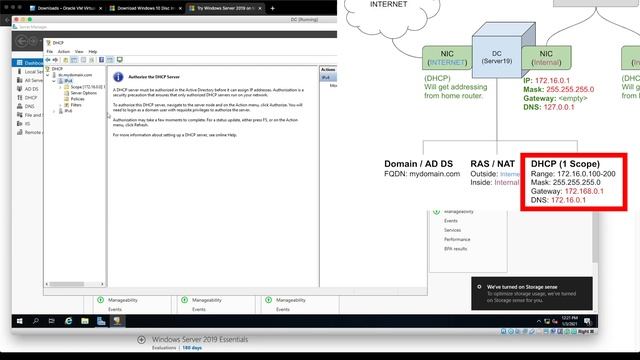 How to Setup a Basic Home Lab Running Active Directory (Oracle VirtualBox) | Add Users w/PowerShell смотреть онлайн